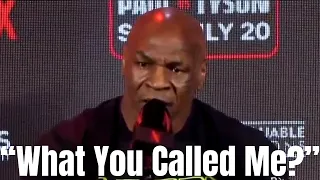Mike Tyson Checks Reporter HARD For Calling Him A Gimmick Vs Jake Paul