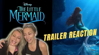 THE LITTLE MERMAID 2023 OFFICIAL TRAILER REACTION - DISNEY - TOTALLY CRYING!!!