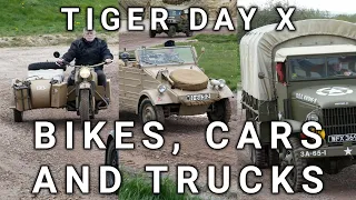 TIGER DAY X/10 - VINTAGE Bikes, Cars and Trucks Parade - The Tank Museum - 4K