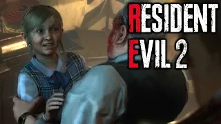 УБИЛИ ТИРАНА! Играем за маленькую девочку Resident evil 2 remake прохождение за Клэр Редфилд! #5