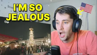 American reacts to What to do at a German Christmas Market