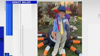 8-year-old dresses up as News 6 meteorologist for Halloween