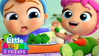 Yes Yes Vegetables Song | Little Angel And Friends Kid Songs