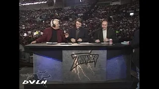 Candid banter with Bobby "The Brain" Heenan, Tony Schiavone and Mike Tenay on the set (Unreleased)