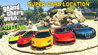 Gta 5 Offline Super Cars Secret Location Story mode