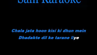 Chala Jata Hoon Unplugged Karaoke  Sanam puri