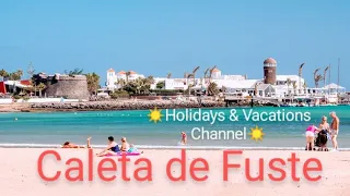 CALETA de FUSTE in FUERTEVENTURA: a Video Tour