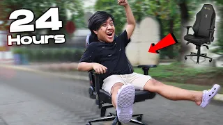 LIVING on a CHAIR for 24 HOURS. | Ep.1