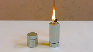 How to make a lighter from a nut M24.