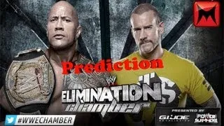 WWE - 2/17/13 - Elimination Chamber 2013 - The Rock vs. CM Punk - Match