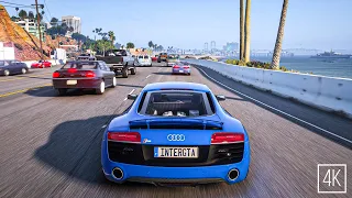 GTA 5 - Real Los Angeles Traffic & GTA 6 Graphics 2022 Ray Tracing RAW 4K Gameplay