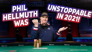 Phil Helmuth Best Poker Hands 2021!