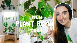 NEW Houseplant Tour 2021?! New RARE Plants, Shelf & SF Grow Light!