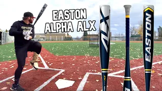 Hitting with the 2022 Easton Alpha ALX | BBCOR Baseball Bat Review