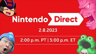 Nintendo Direct 2/8/23 - ShadowRockZX Live Reaction