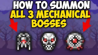 How to Summon All 3 Mechanical Bosses in Terraria | Terraria 1.4.4.9