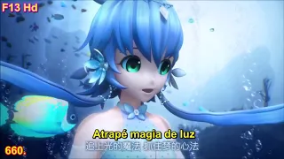 4K 60fps MMD PV Light chaser v.1 (Vsinger Luo Tianyi) sub.español