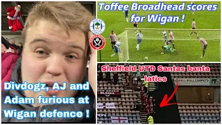 Wigan 1-2 Sheffield United Matchday vlog *poor defensive errors cost latics as santas take over*