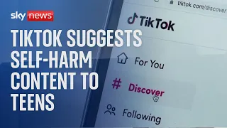 TikTok: Study finds eating disorder and self-harm content suggested to teens