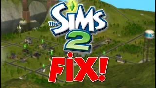 HOW TO STOP THE SIMS 2 FROM CRASHING + PINK FLASHING GLITCH FIX!