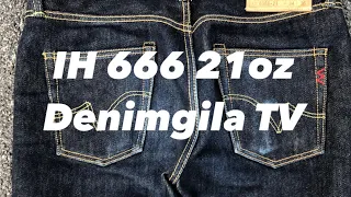 Iron Heart 666 21oz 2month update indigo invitational kepala kain denim jeans fade contest 2022