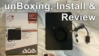 HDTV Digital Antenna - Unbox, Install, Review - U Must Have