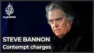 Trump adviser Bannon turns himself in to face contempt charges