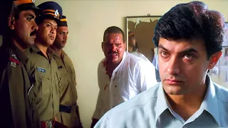 ACP Rathod ने किया नेताजी को गिरफ़्तार - Amir Khan, Sonali Bendre - Sarfarosh Movie Scene