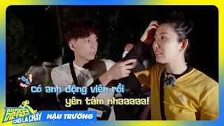 Thuý Ngân xanh mặt với hình phạt lướt sóng, Ngô Kiến Huy bên cạnh an ủi hết mình | HẬU TRƯỜNG TẬP 14