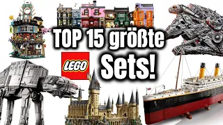 Die TOP 15 größten LEGO Sets! [2022 Update]
