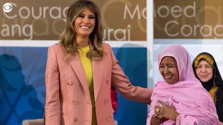 First lady Melania Trump celebrates birthday