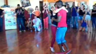 KIZOMBA 2012 Curtis et Cherazad, demo du cours, Montpellier.