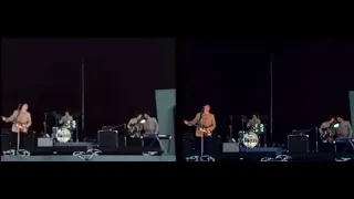 The Beatles - I’m Down (HD Comparison) Shea Stadium, 1965