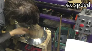 How To make hand hammered horn bells pt. 4