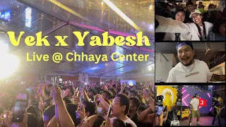 VEK & YABESH LIVE @ CHHAYA CENTER | REALME FANFEST 2023 | MASSIVE CROWD| BACKSTAGE FUN