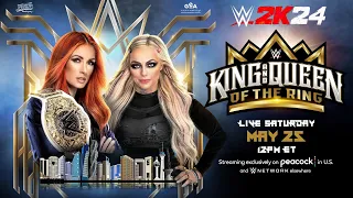 Becky Lynch vs. Liv Morgan - Women's World Championship - King and Queen of the Ring 2024