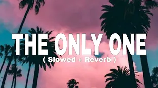 THE ONLY ONE ( Slowed + Reverb ) - Aesthetic