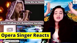 Angelina Jordan - Sing me to Sleep | Alan Walker | Juilliard Trained Opera Singer Reacts