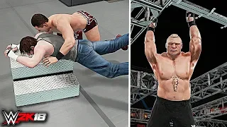WWE 2K18 Top 10 Awesome Moments vs Epic Fails!! Part - 4