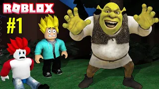 SHREK IN THE BACKROOMS In Roblox 🪱🪱 LEVEL 1 to LEVEL 10 | Khaleel and Motu Gameplay