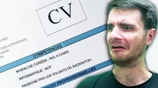 LES PIRES CV DE MES ABONNÉS !