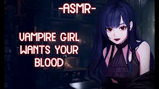 [ASMR] [ROLEPLAY] ♡vampire girl wants your blood ♡ (binaural)