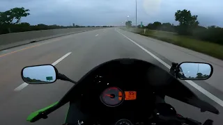 Evening Highway Run | 2007 Kawasaki Ninja ZX6R