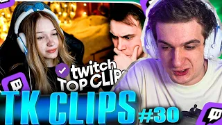 ЭВЕЛОН СМОТРИТ TK Clips #30 | КИК МОРФИ ИЗ КИШКОВ, 24 часа с Генсухой | РЕАКЦИЯ