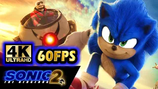 SONIC THE HEDGEHOG 2 Official Trailer (4K 60FPS ULTRA HD) 2022