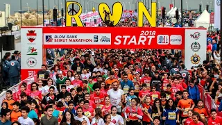 Starker Wille beim Marathon in Beirut