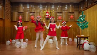 We wish you a Merry Christmas dance by kids