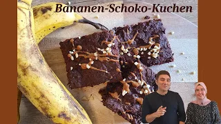 Bananenkuchen | Vegan🌱und super gesund | Einfach und schnell | Verwertung von überreifen Bananen