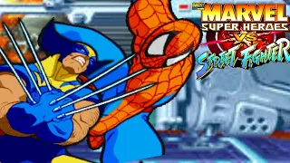 Marvel Super Heroes Vs Street Fighter - Spider Man & Wolverine