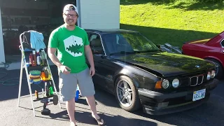 BMW V12 Engine Swap Sound E34 6-Speed